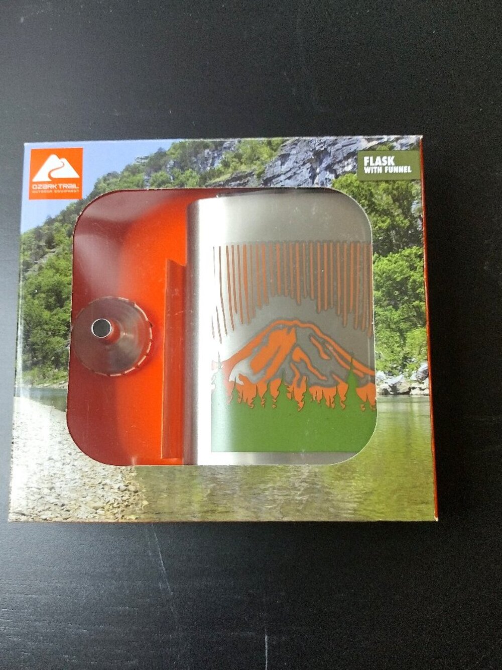 Ozark Trail 7.5oz Stainless Steel Flask with Funnel
